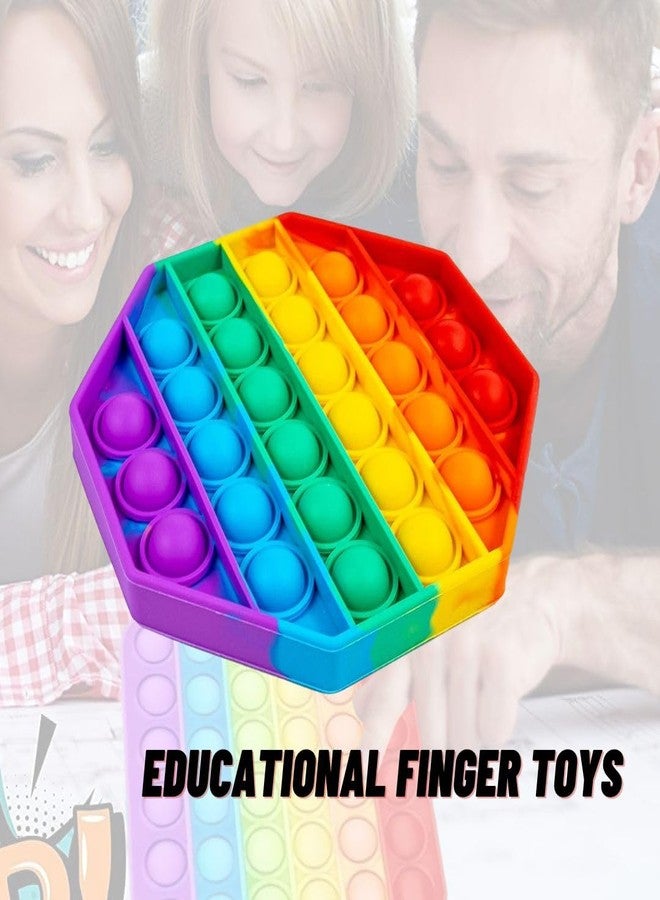 سايج سكوير ألعاب Sage Square Pop It Fidget، هدايا Pop Its Fidgets للأطفال، مجموعة ألعاب Fidget الحسية، ألعاب Popit Popits لعيد الميلاد، أفكار هدايا للأطفال والمراهقين والبالغين، هدايا للبنات والأولاد والصغار (ثماني الأضلاع) - Image 2